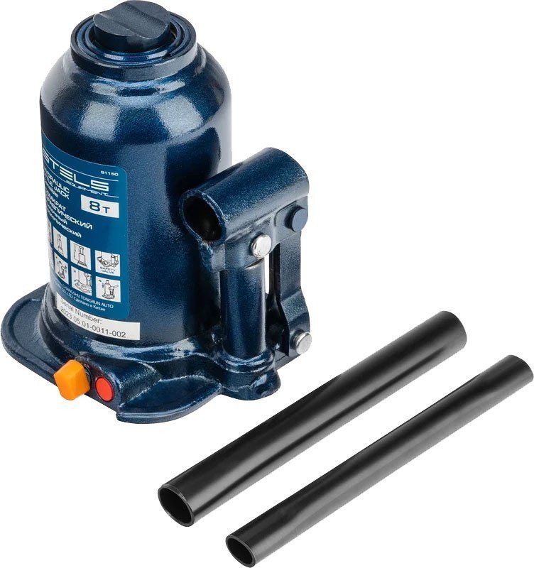 Бутылочный домкрат Stels 51150 8т - фото