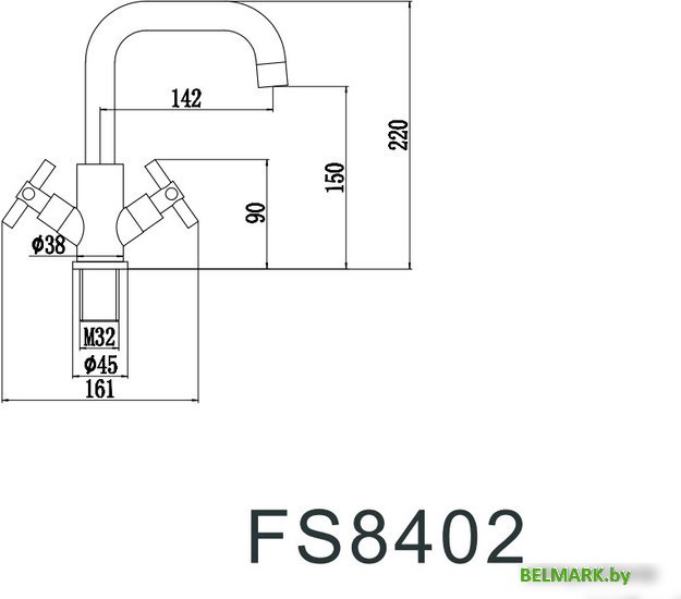 Смеситель Fmark FS8402 - фото2