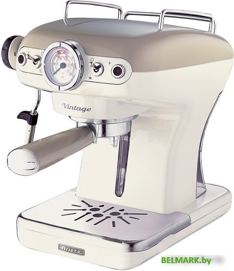 Рожковая помповая кофеварка Ariete Vintage 1389 (бежевый) - фото