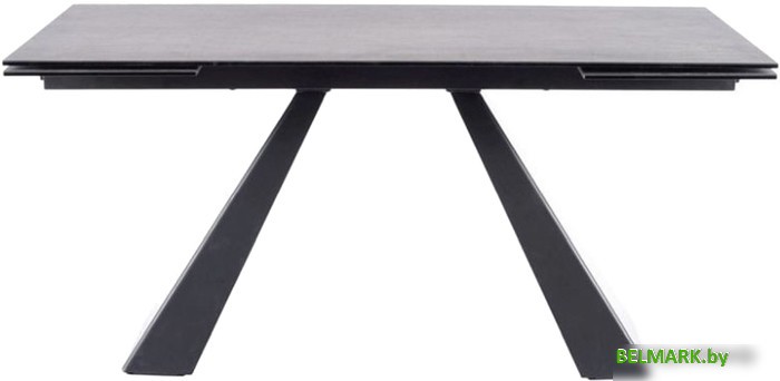 Кухонный стол Signal Salvadore Ceramic II SALVADORECII120 (серый/черный мат) - фото