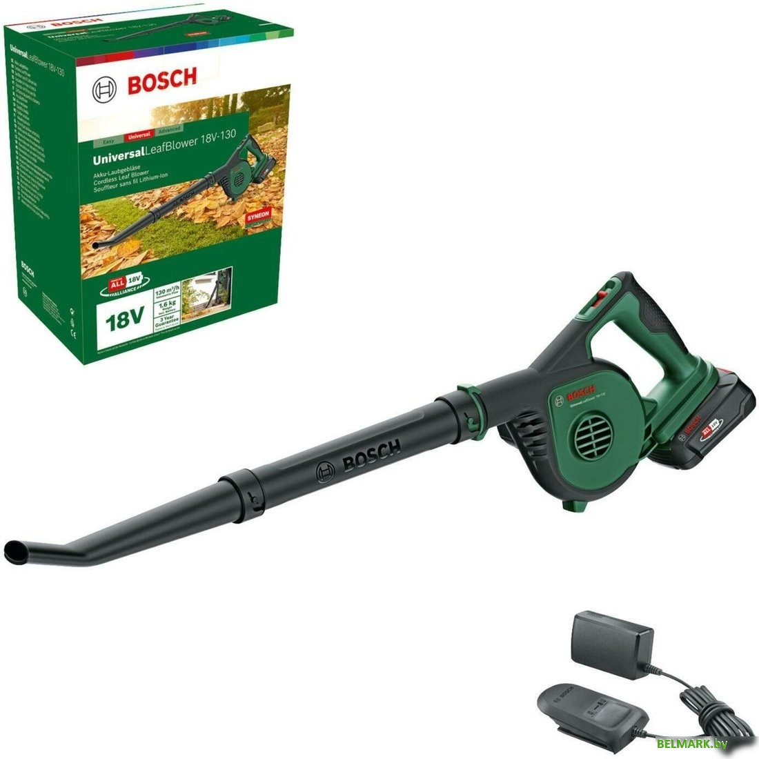 Ручная воздуходувка Bosch UniversalLeafBlower 18V-130 06008A0600 (с 1-им АКБ) - фото