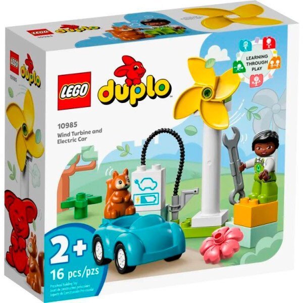 LEGO Duplo 10985 Ветряная турбина и электромобиль - фото