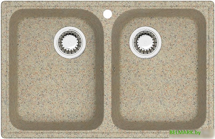 Кухонная мойка Berge BR-7322 (песочный) - фото