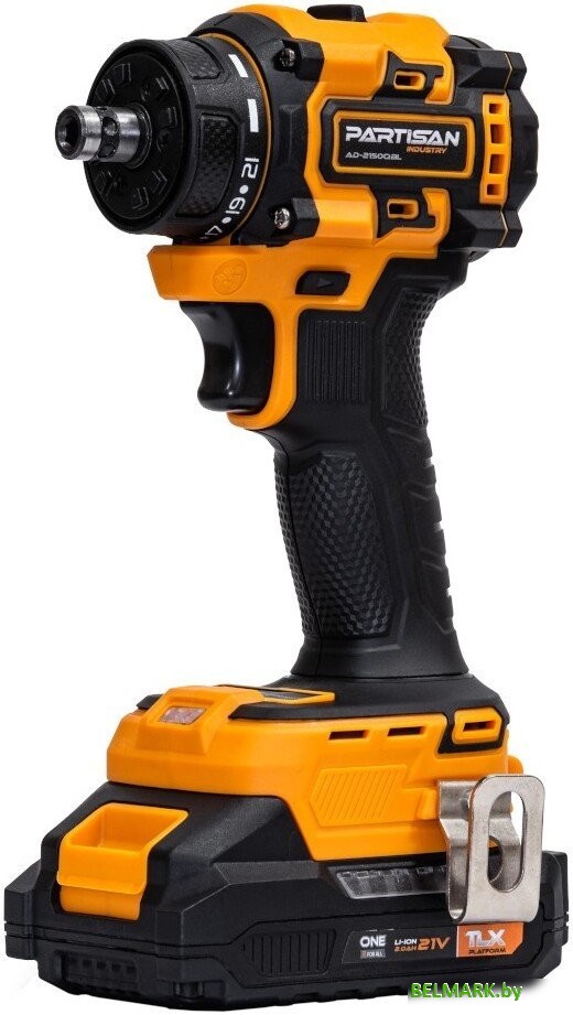 Дрель-шуруповерт Partisan AD-2150QBL (с 2-мя АКБ, кейс) - фото2