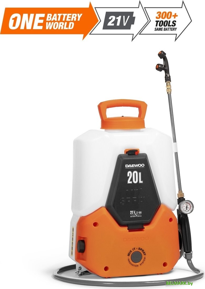 Аккумуляторный опрыскиватель Daewoo Power DSA 2021LI Set (с 1-им АКБ) - фото2