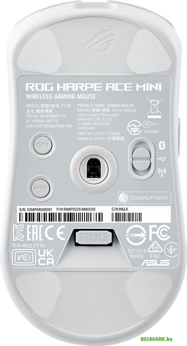 Игровая мышь ASUS ROG Harpe Ace Mini White - фото2