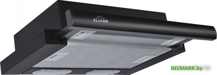 Кухонная вытяжка Elikor Интегра 50П-400-В2Л (черный) (840538) - фото