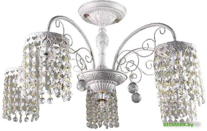 Припотолочная люстра Aitin Pro STD15004/5 белый/золотая патина - фото