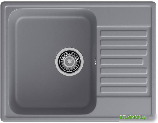 Кухонная мойка GranFest QUARZ Z-13 (темно-серый) - фото