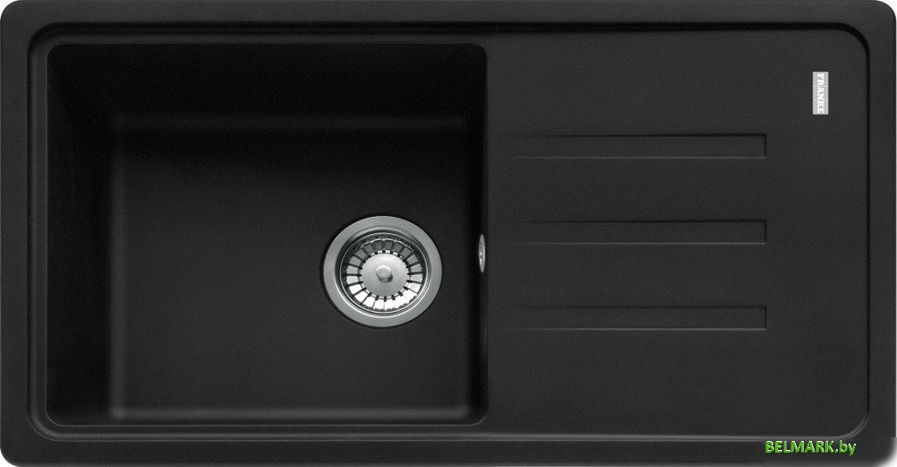 Кухонная мойка Franke Bliss BSG 611-78 114.0676.312 (матовый черный) - фото