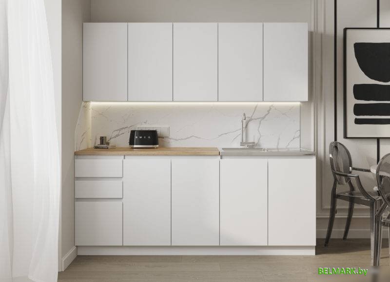 Готовая кухня ДСВ Мори 2.0 (белый) - фото2