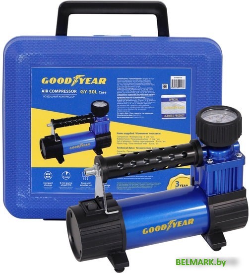Автомобильный компрессор Goodyear GY-30L/case - фото