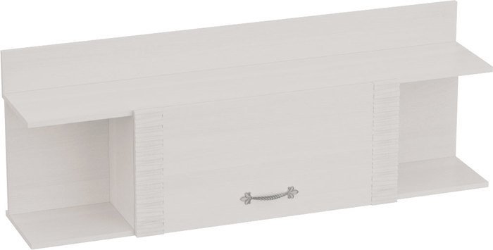 Полка Мебельград Элана закрытая (бодега белая) - фото