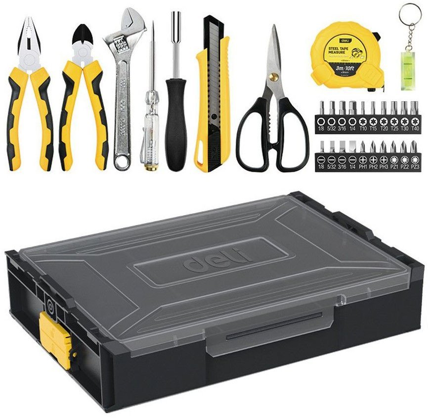 Набор домашнего мастера Deli DL1229 (29 предметов) - фото2