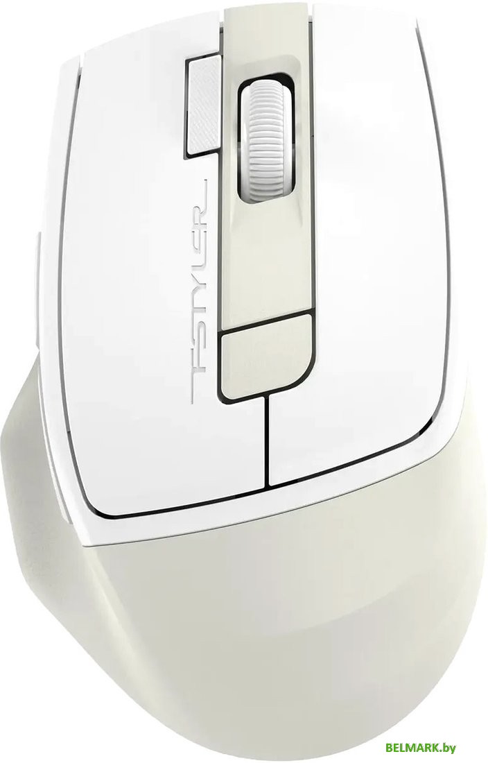 Мышь A4Tech Fstyler FG45CS Air2 (белый/бежевый) - фото