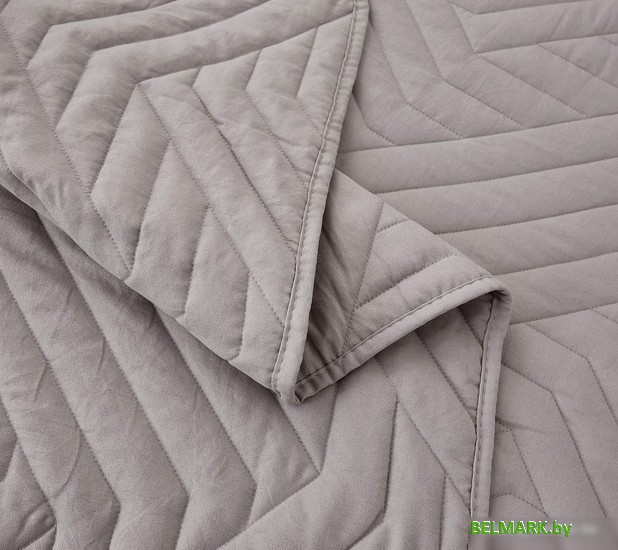 Набор текстиля для спальни Sofi De MarkO Мориц 160х220 Пок-Мц-ср-160х220 (серый) - фото2