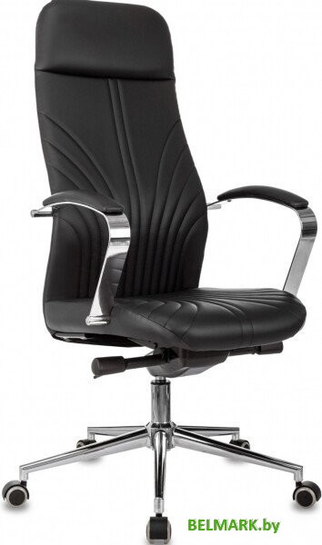 Офисное кресло Бюрократ CH-610SL-Lux (черный, экокожа) - фото