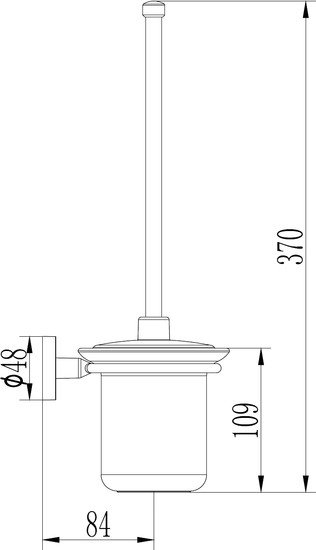Ершик для унитаза Ledeme L1710 - фото2