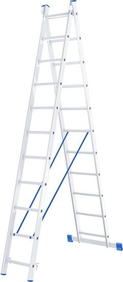 Лестница-стремянка СибрТех 97911 2x11 ступеней - фото