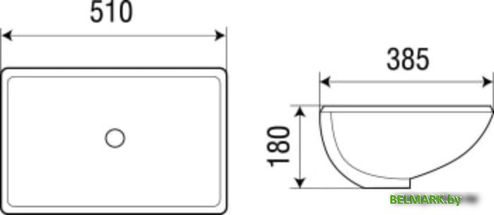 Умывальник WeltWasser Deilbach 6008 - фото2
