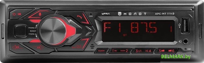 USB-магнитола Урал Молот АРС-МТ 111К - фото