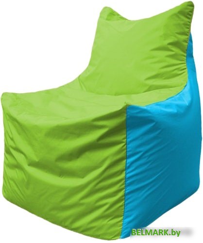 Кресло-мешок Flagman Фокс Ф2.1-168 (салатовый/голубой) - фото