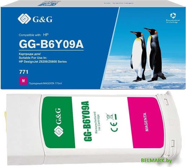 Картридж G&G GG-B6Y09A (аналог HP B6Y09A) - фото