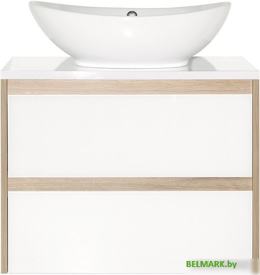 Style Line Тумба под умывальник Монако МДФ 70 (подвесная, со столешницей) - фото2