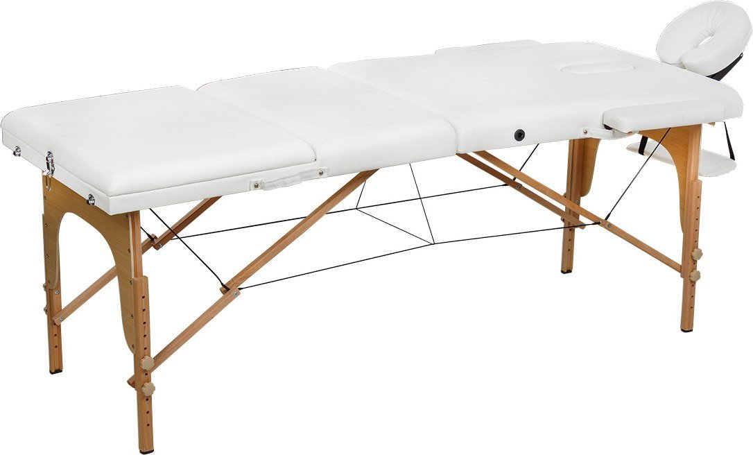 Массажный стол Элеганс МД - 321А (белый) - фото