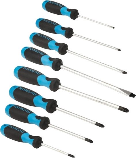 Набор отверток Norgau NBS250-260-005 062001107 (8 предметов) - фото