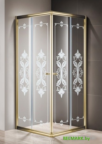 Душевой уголок Cezares Giubileo-A-2-100-Scorrevole-CP-G - фото