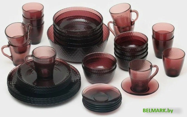 Набор тарелок Luminarc Идиллия Лилак O0325 (43 пр) - фото2