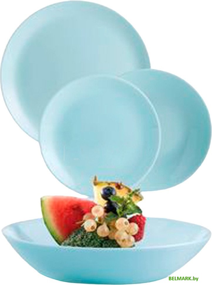 Набор тарелок Luminarc Diwali Paradise Blue V6214 (12шт) - фото