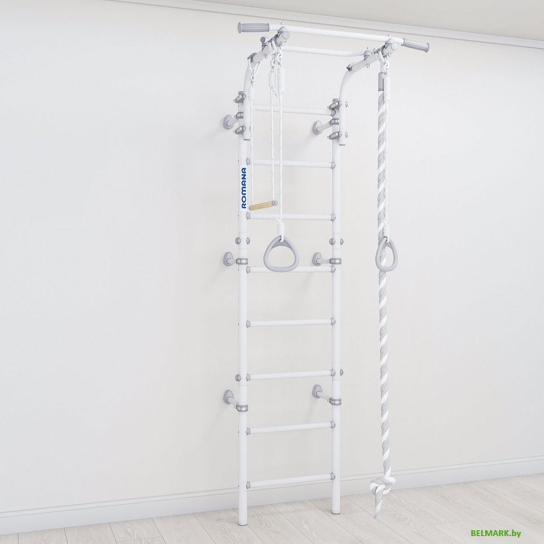 Спортивный комплекс для ребенка Romana Next Muar 01.21.8.00.490.03.06-24 (белый муар) - фото2