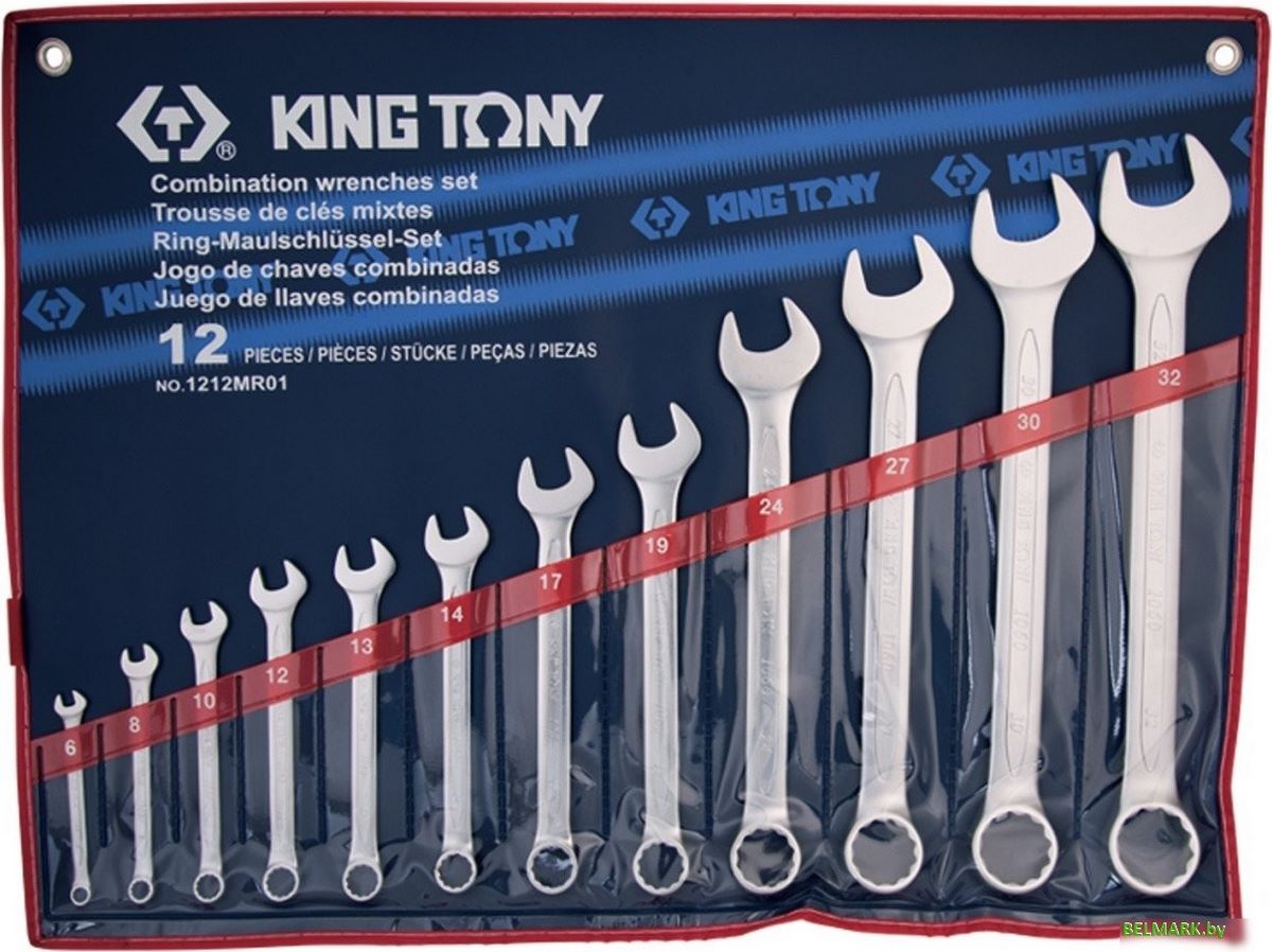 Набор ключей King Tony 1212MR01 (12 предметов) - фото