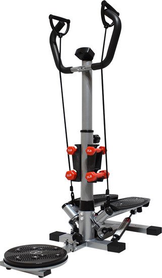 Классический степпер Atlas Sport AS-310 со стойкой (черный) - фото