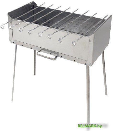 Разборный мангал КЕДР плюс МД-8Н (нерж. сталь 1.5 мм) - фото