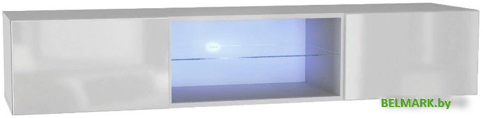 Антресоль НК-Мебель Point Тип-33 (белый/белый глянец) - фото2