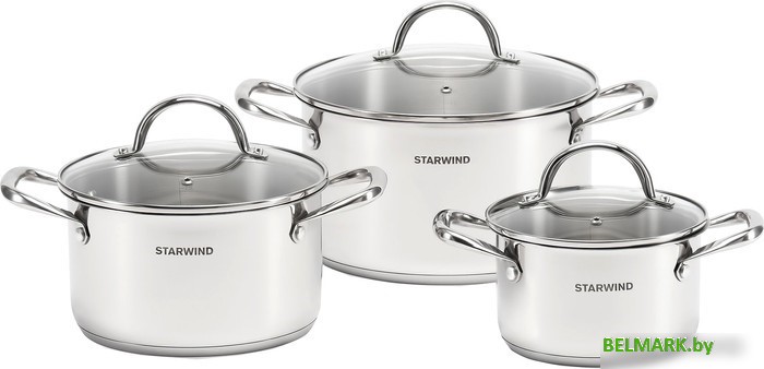 Набор кастрюль StarWind Chef Compact SW-CH1006 - фото