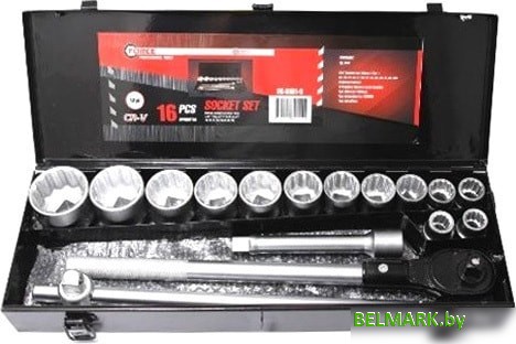 Универсальный набор инструментов ForceKraft FK-6161-9 (16 предметов) - фото