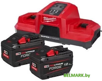 Аккумулятор с зарядным устройством Milwaukee M18 FORGENRG-122DBSC 4933498614 (18В + 18В/12 Ач) - фото