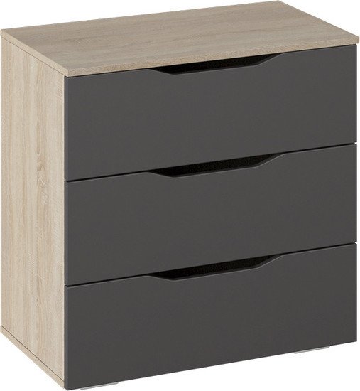 Комод Трия Тип 3 (дуб сонома/графит серый) - фото2