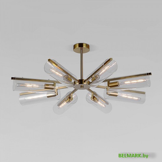 Люстра средней высоты Евросвет Trompeta 70144/8 латунь - фото