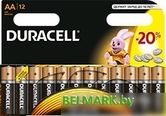 Батарейки DURACELL AA 12 шт. - фото