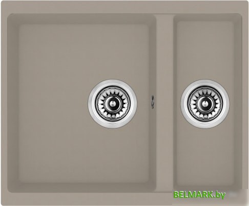 Кухонная мойка Longran Enigma ENG555.460 15 (truffle/54) - фото