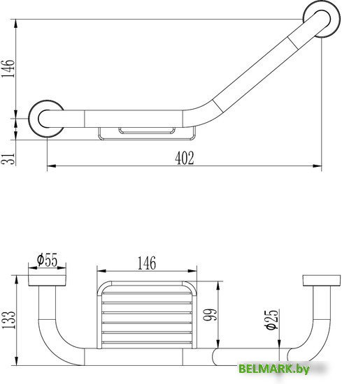 Подставка для туалетной бумаги Ledeme L1719 - фото2