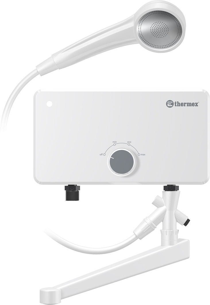 Проточный электрический водонагреватель кран+душ Thermex Urban 5500 combi - фото