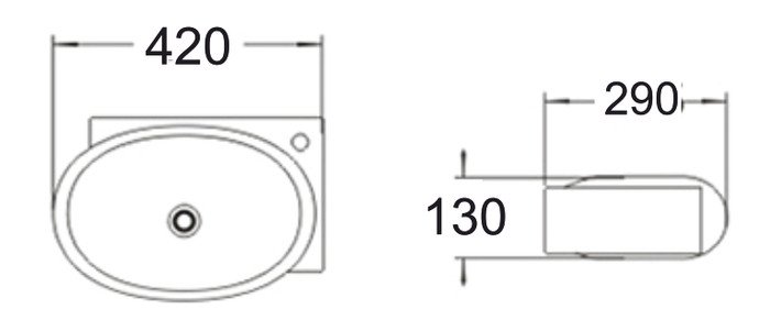 Умывальник SantiLine SL-2022L - фото2