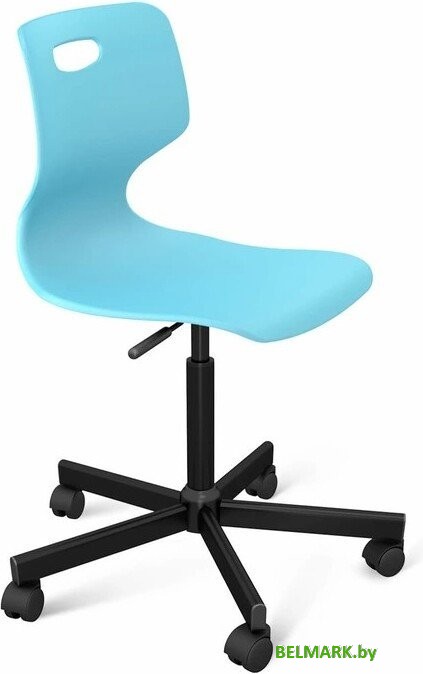 Офисный стул Sheffilton SHT-ST58/S155 a5-7 (голубой/черный) - фото
