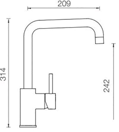 Смеситель Schock Fonos Cristalite (оникс) - фото2